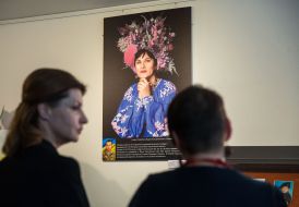 Maryna Poroshenko visited the Strong spirit. Moms. exhibition