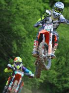 Participants of the Lviv open motocross cup