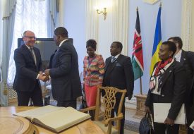 Андрей Парубий и Джастин Мутури