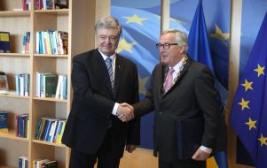 Петро Порошенко та Жан-Клод Юнкер