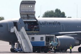 Sending wounded Ukrainian soldiers to Germany for treatment