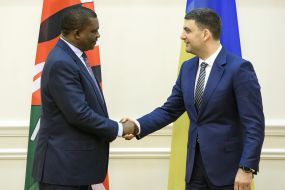 Владимир Гройсман и Джастин Мутури