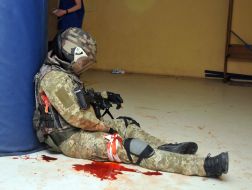 Пострадавший сотрудник полиции