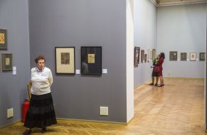 Открытие выставки Александра Богомазова