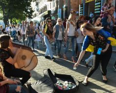 Participants of the March of embroidery