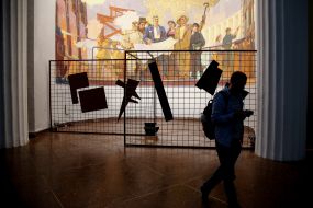 Art installation of the project "Stolen Crimea. The history of deportation"