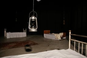 Art installation of the project "Stolen Crimea. The history of deportation"