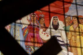 Art installation of the project "Stolen Crimea. The history of deportation"