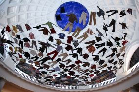 Art installation of the project "Stolen Crimea. The history of deportation"