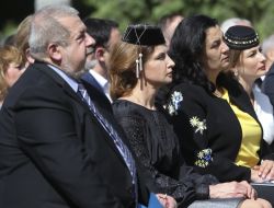 Рефат Чубаров, Марина Порошенко, Іванна Климпуш-Цинцадзе та Еміне Джапарова