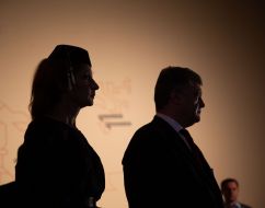 Marina Poroshenko and Petro Poroshenko