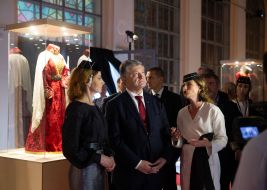 Marina Poroshenko, Petro Poroshenko and Emine Jaaparova