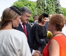 Еміне Джапарова, Петро Порошенко та Марина Порошенко