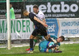 Игровой момент матча