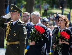 Petro Poroshenko with his wife Marina