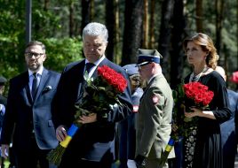 Petro Poroshenko with his wife Marina