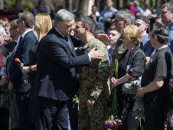 Petro Poroshenko and Vadym Svyrydenko