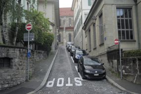Street in Lausanne
