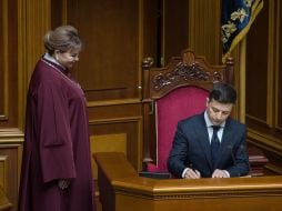 Наталья Шаптала и Владимир Зеленский