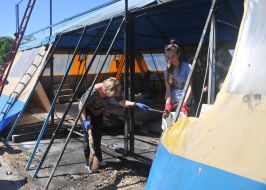 Волонтерская палатка "Все для победы"