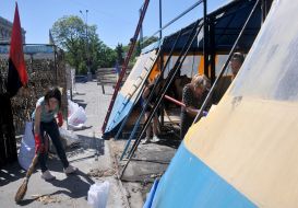 Волонтерская палатка "Все для победы"