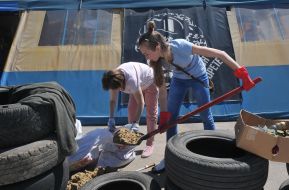 Волонтерская палатка "Все для победы"