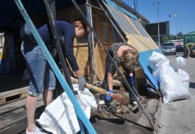 Волонтерская палатка "Все для победы"