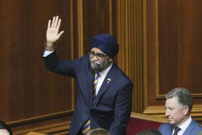 Harjit Singh Sajjan and Kurt Volker