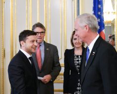 Vladimir Zelensky and Ron Johnson