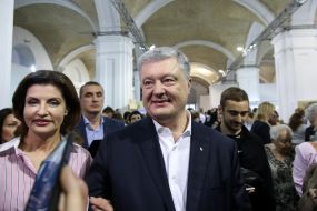 Petro Poroshenko with his wife Marina