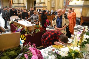 Farewell ceremony with Markian Ivashishin