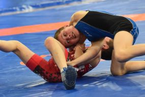 Participants of the Ukrainian U-15 Wrestling Championship