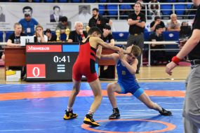 Participants of the Ukrainian U-15 Wrestling Championship