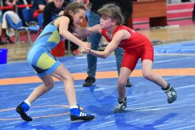 Participants of the Ukrainian U-15 Wrestling Championship