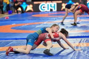 Participants of the Ukrainian U-15 Wrestling Championship