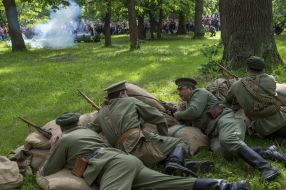 Military-historical reconstruction of the battle in Boyarka