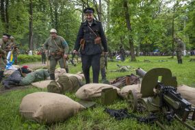 Military-historical reconstruction of the battle in Boyarka