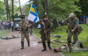 Military-historical reconstruction of the battle in Boyarka