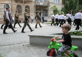 Участники Марша Славы
