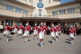 Выступление мажореток