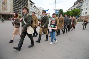 Участники Марша Славы