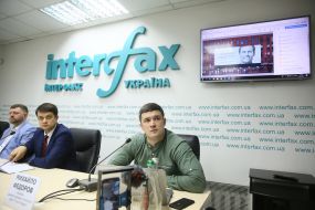 Mikhail Fedorov, Dmitry Razumkov and Alexander Kornienko