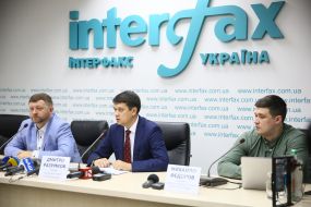 Mikhail Fedorov, Dmitry Razumkov and Alexander Kornienko
