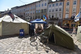 Акция за отставку мэра Львова Андрея Садового
