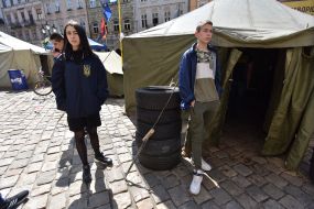 Акция за отставку мэра Львова Андрея Садового