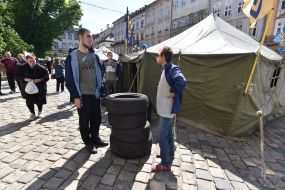 Акция за отставку мэра Львова Андрея Садового