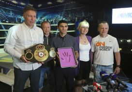 Дмитро Єлісєєв, Валерій Черенков, Артем Далакян, Аліна Шатерніков та Олег Єфимович 