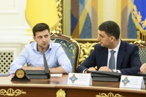 Vladimir Zelensky and Vladimir Groisman