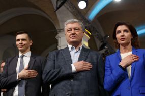 Petro Poroshenko with his wife Marina