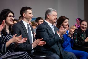 Petro Poroshenko with his wife Marina